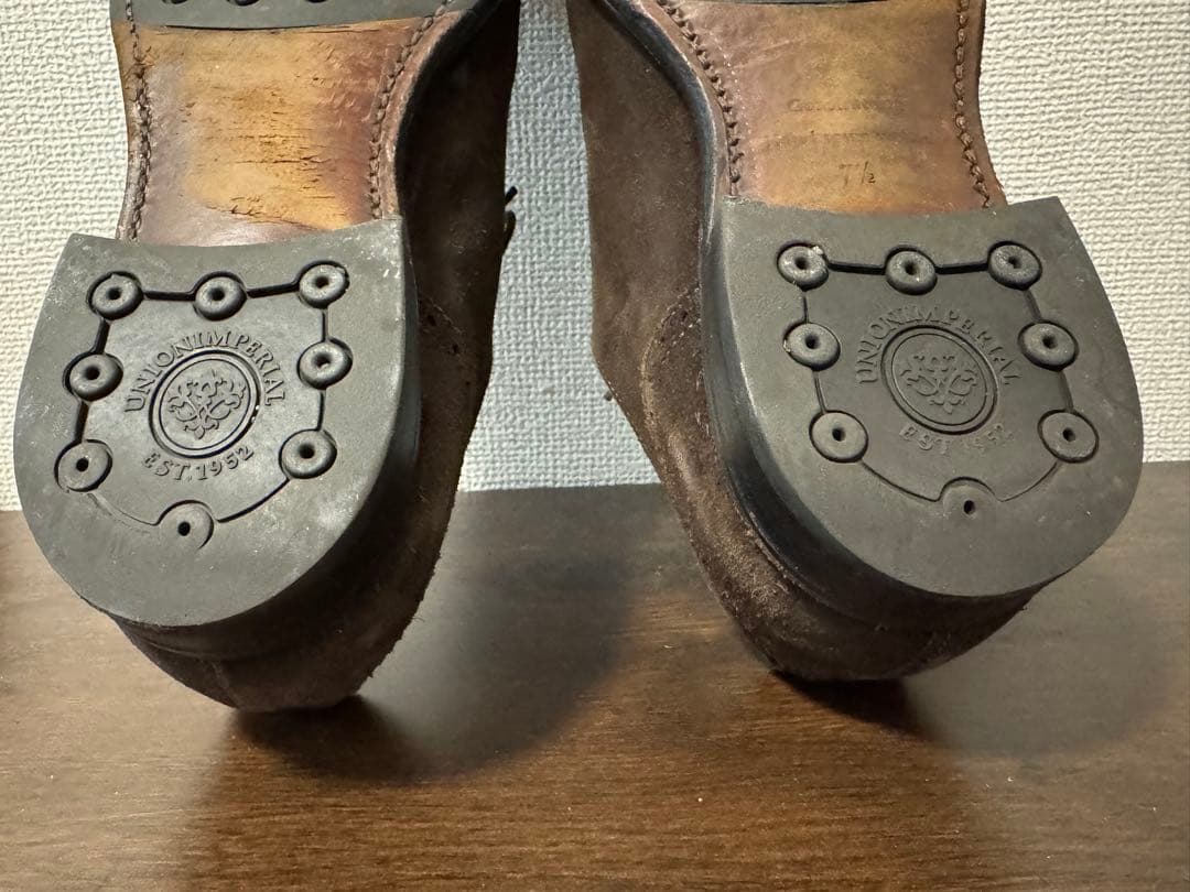 【定価41,800円】ユニオンインペリアル 別注 スウェードウイングチップ