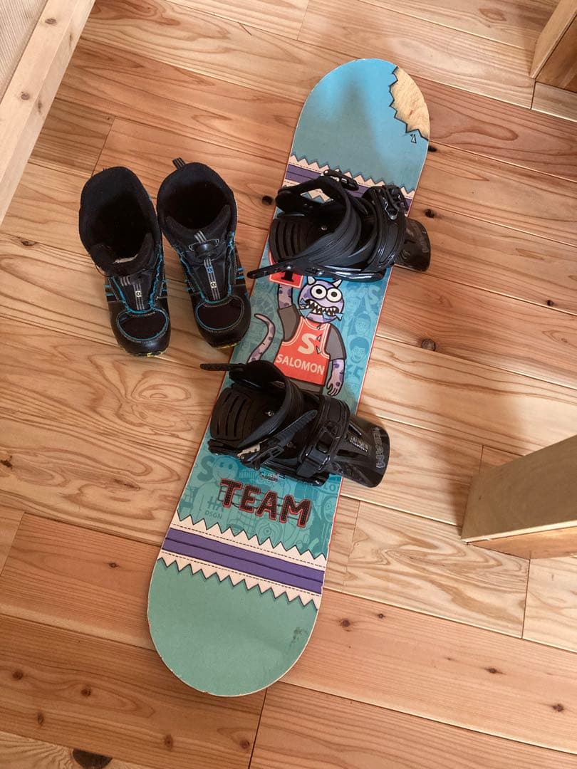 SALOMON サロモン スノーボードセット ３点セット　キッズ　ジュニア