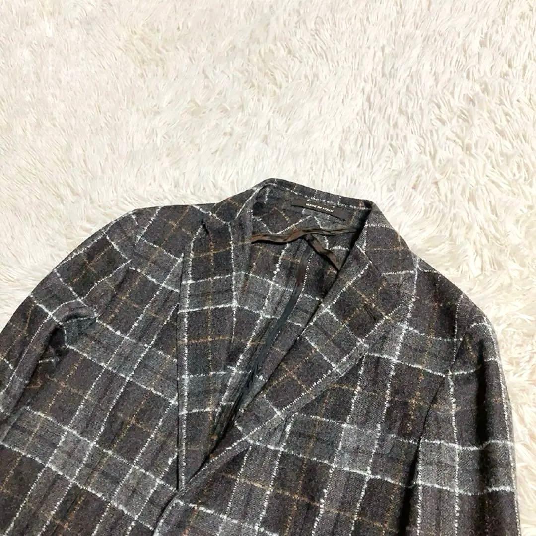 【超美品・SUPER100's】TAGLIATORE　テーラード　44　チェック