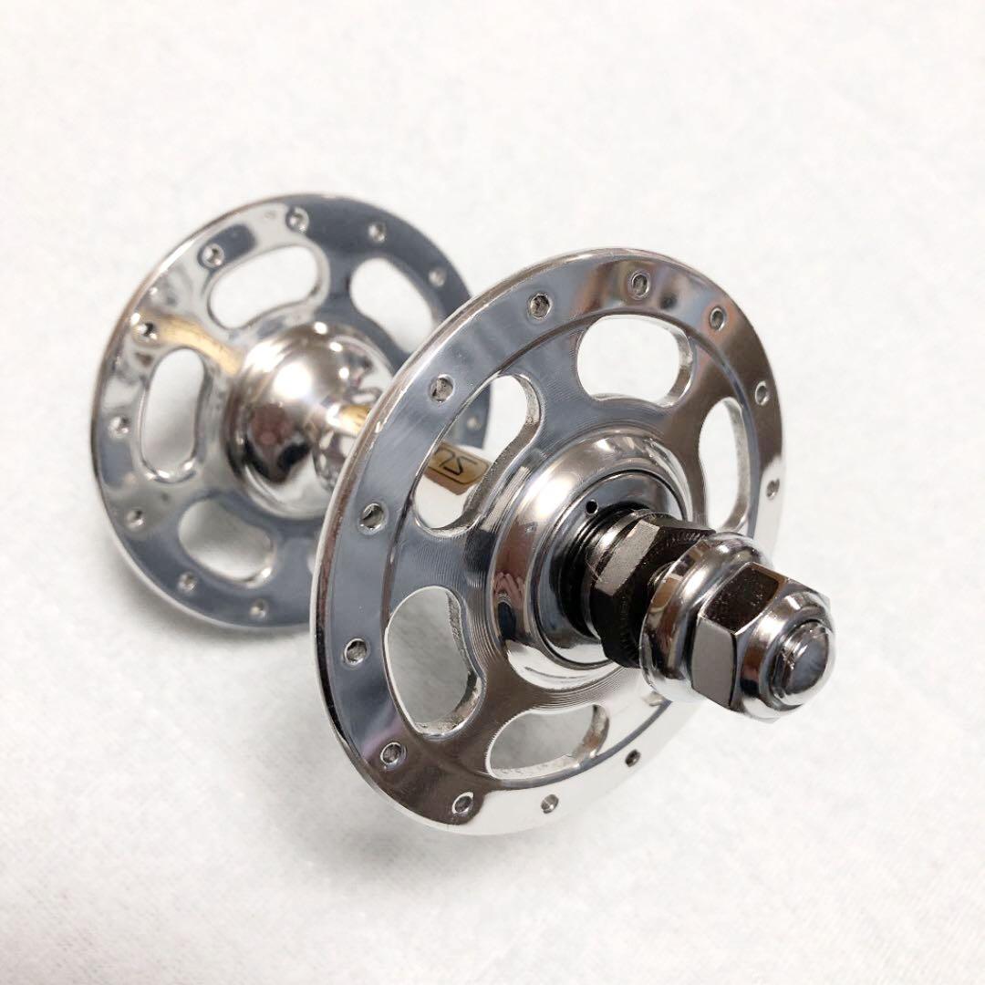 激レア!! 初期型サンツアー シュパーブ ピストハブ28H前後セット