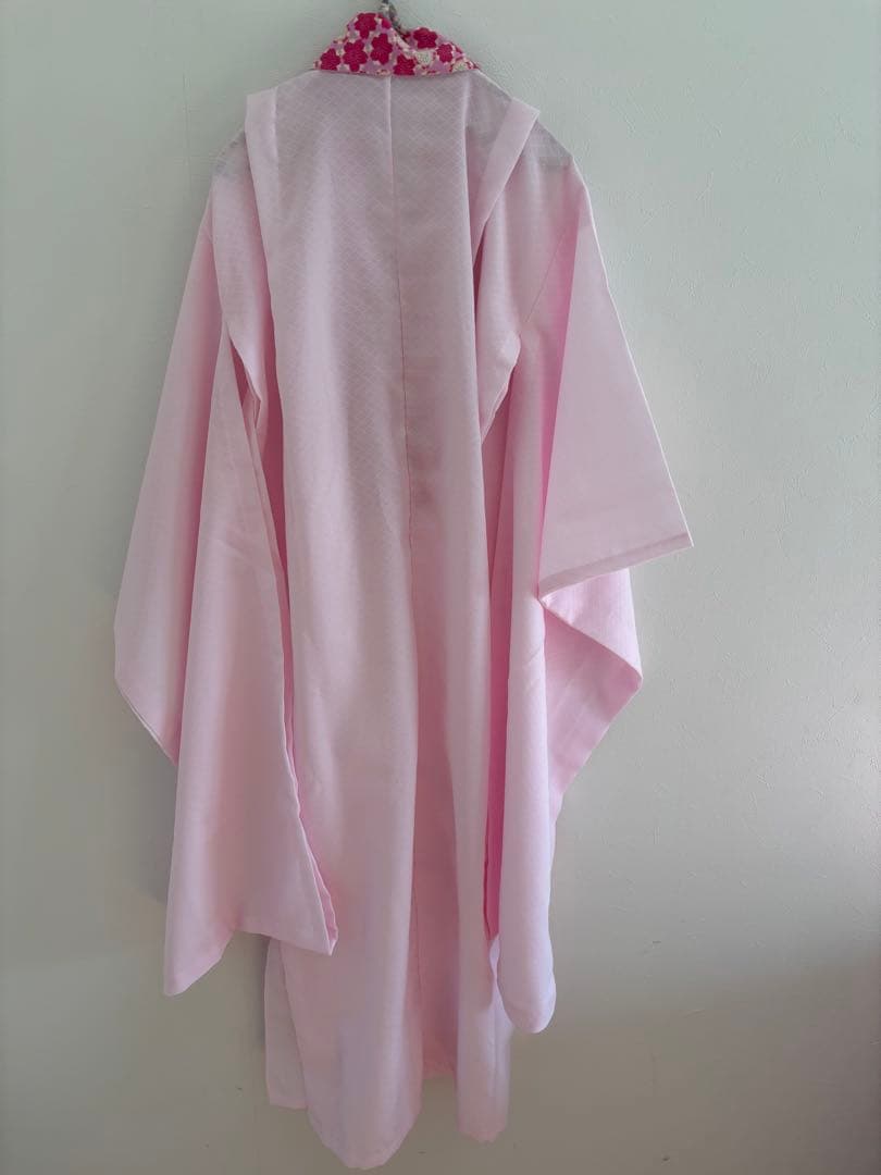 ♡式部浪漫　七五三　着物セット　七歳　赤とピンク 花柄♡