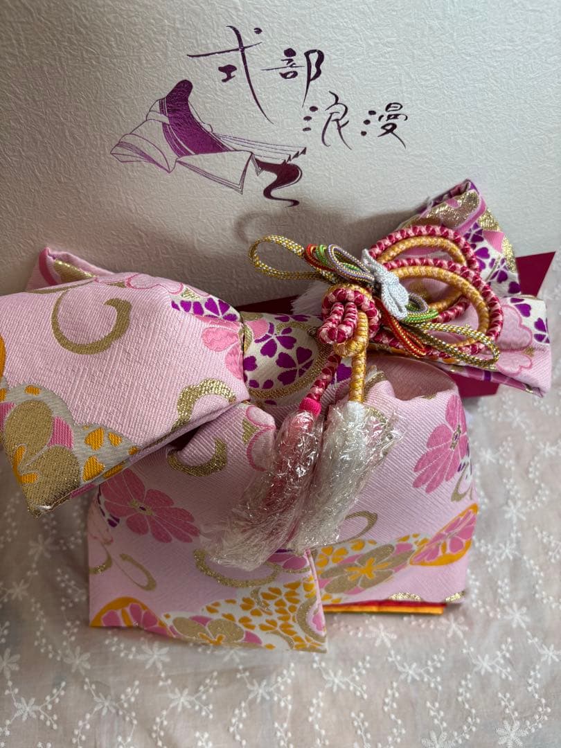 ♡式部浪漫　七五三　着物セット　七歳　赤とピンク 花柄♡