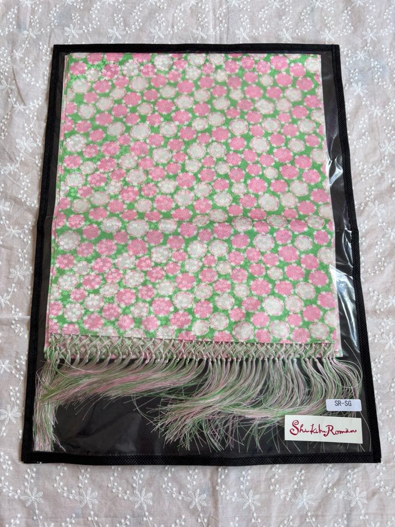 ♡式部浪漫　七五三　着物セット　七歳　赤とピンク 花柄♡