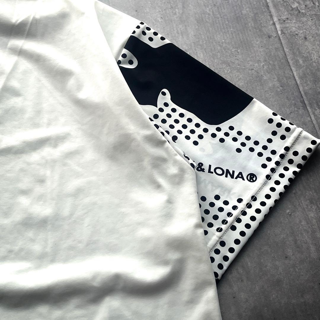 新品　2023ss 高年式　MARK&LONA モックネック　Tee ゴルフ