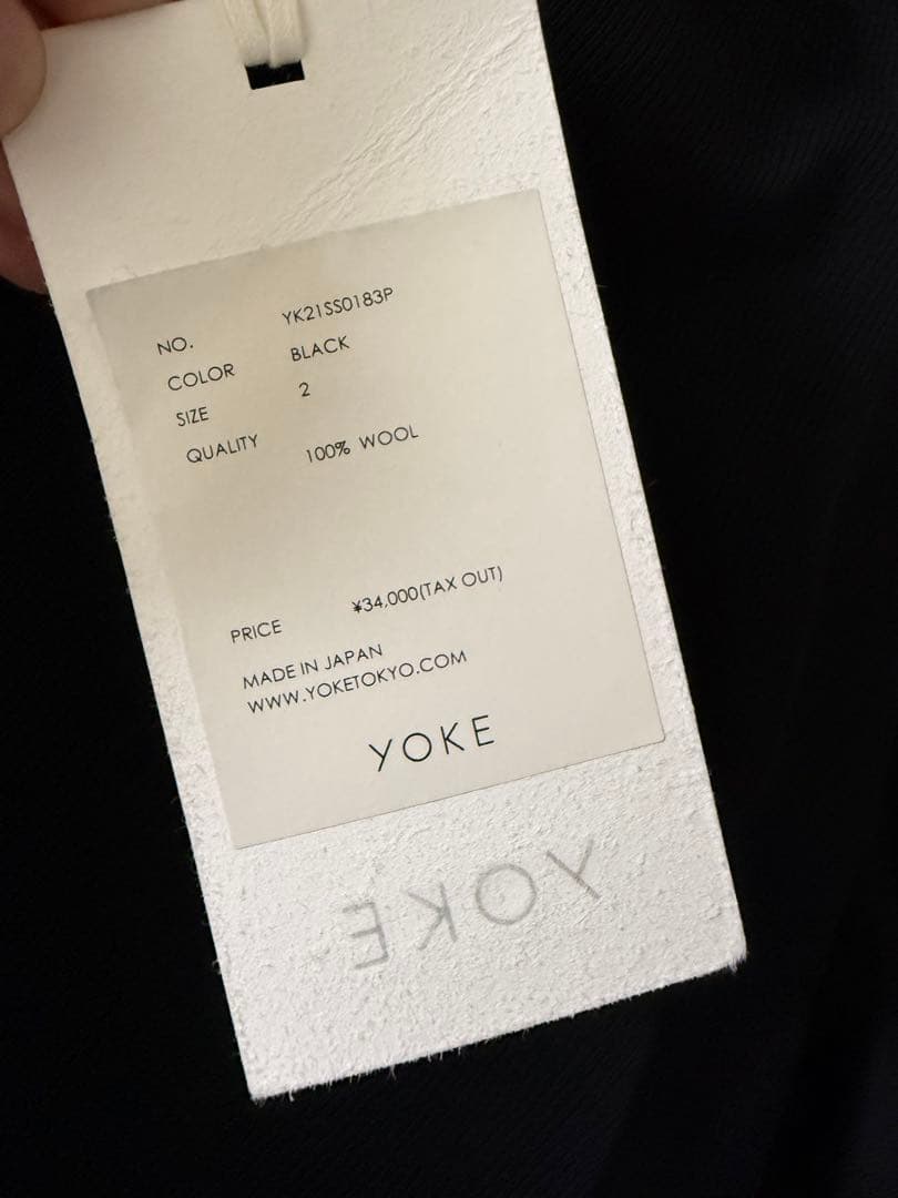 yoke 2TUCK WIDE GURKHA TROUSERS 新品未使用