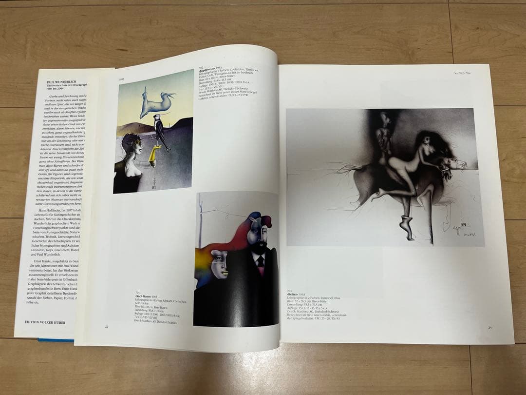 Paul Wunderlich 画集 ポール・ヴンダーリッヒ 洋書 絶版 Art