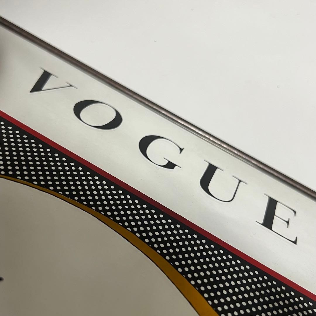 希少 ヴィンテージ VOGUE パブミラー 壁掛鏡 アンティーク ヴォーグ