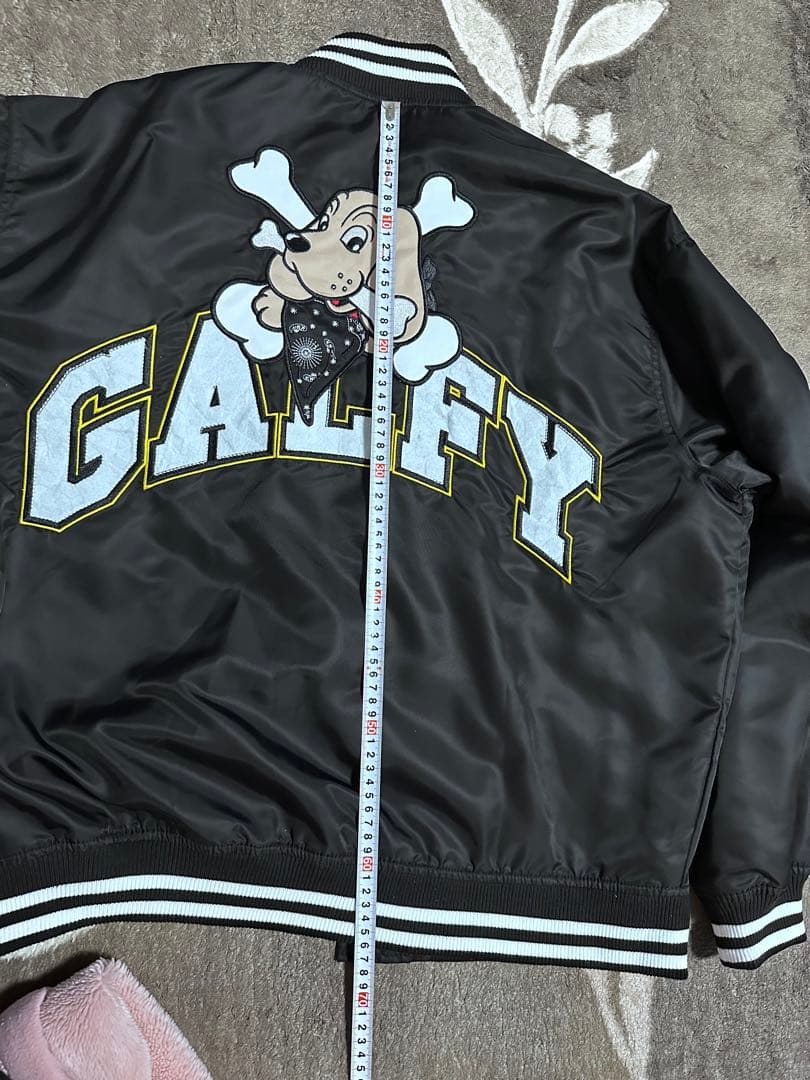 GALFY CRUTCH BRAND スタジャン 黒　ガルフィー