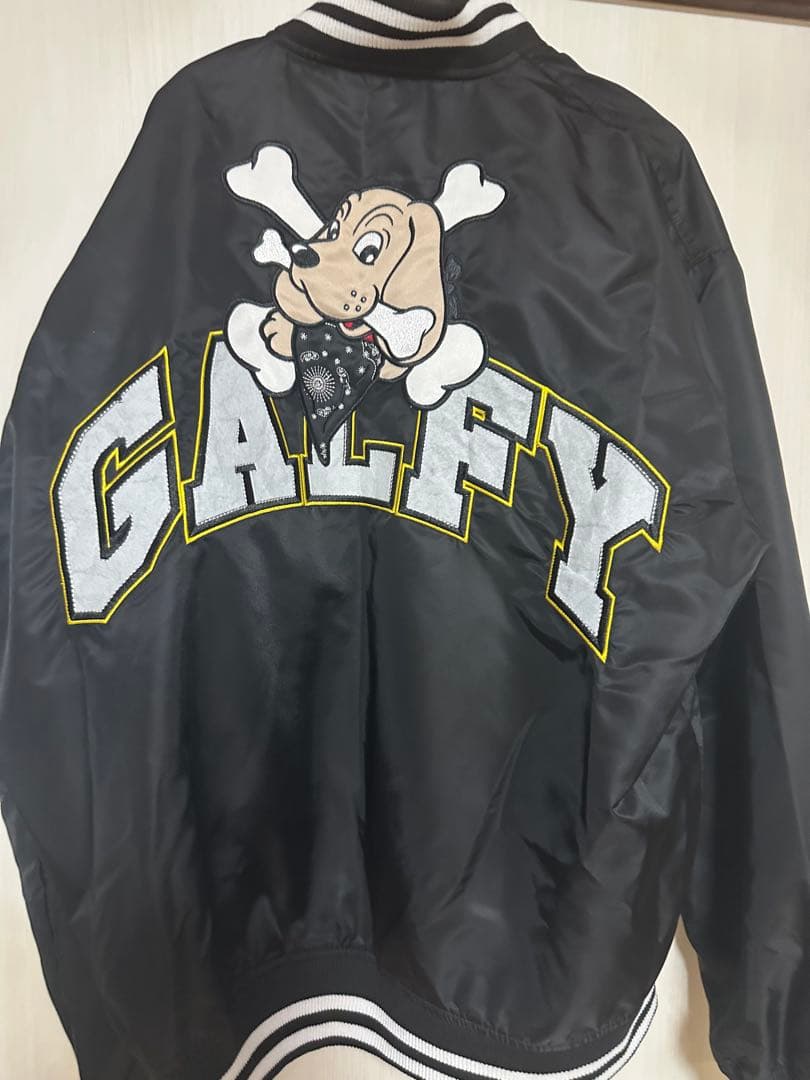 GALFY CRUTCH BRAND スタジャン 黒　ガルフィー