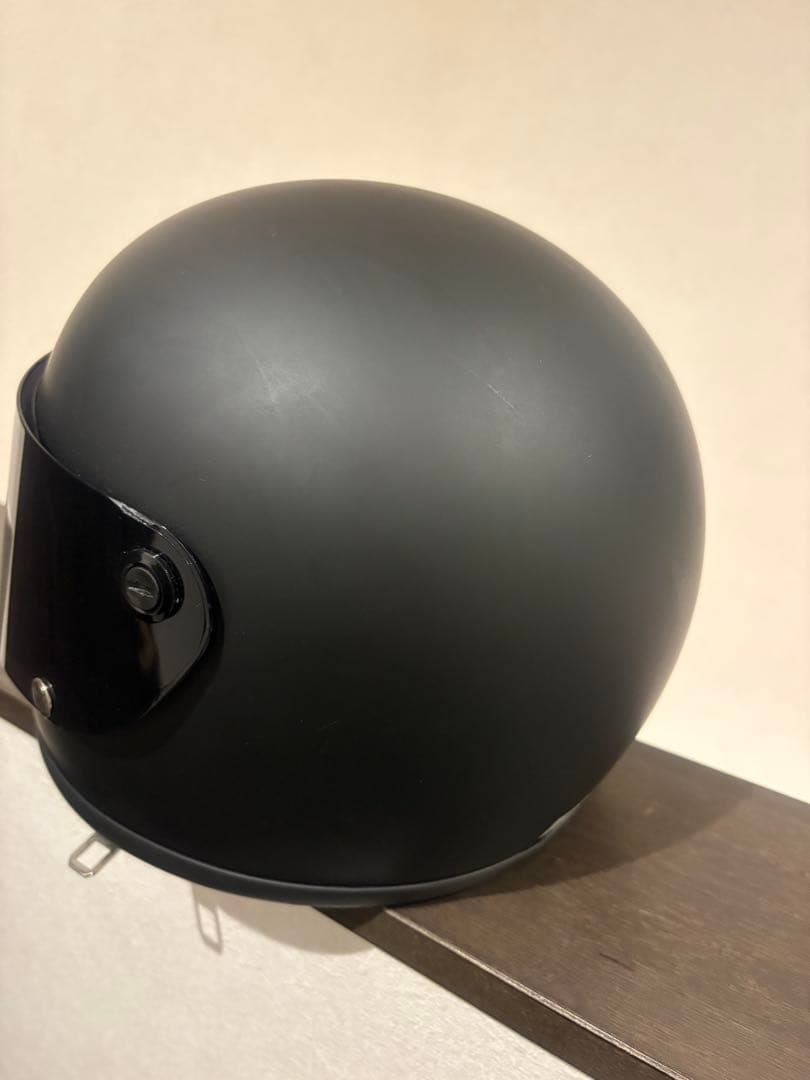 フルフェイスヘルメット 族ヘル　マットブラック
