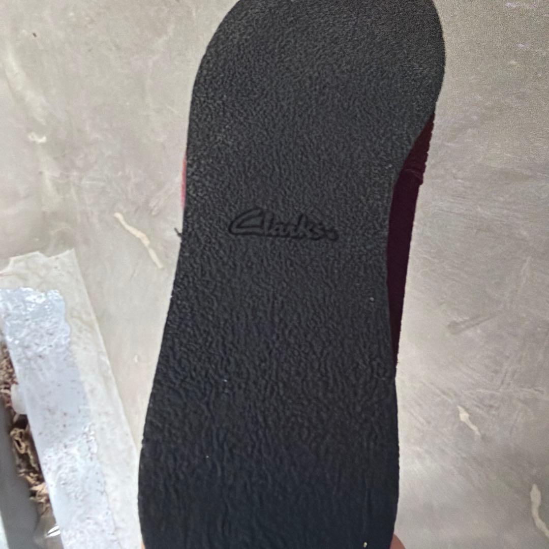 clarks クラークスワラビー　パープル　uk7 激レア