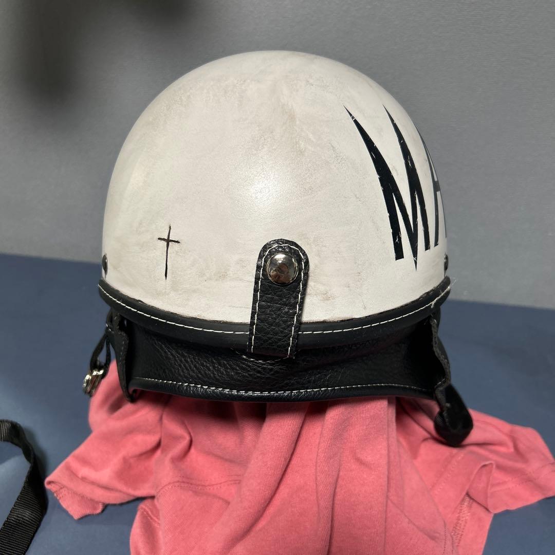 クラック加工ヘルメット