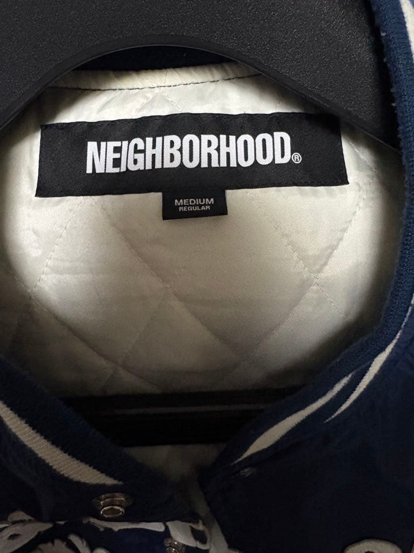 NEIGHBORHOOD ネイビー スタジャン M