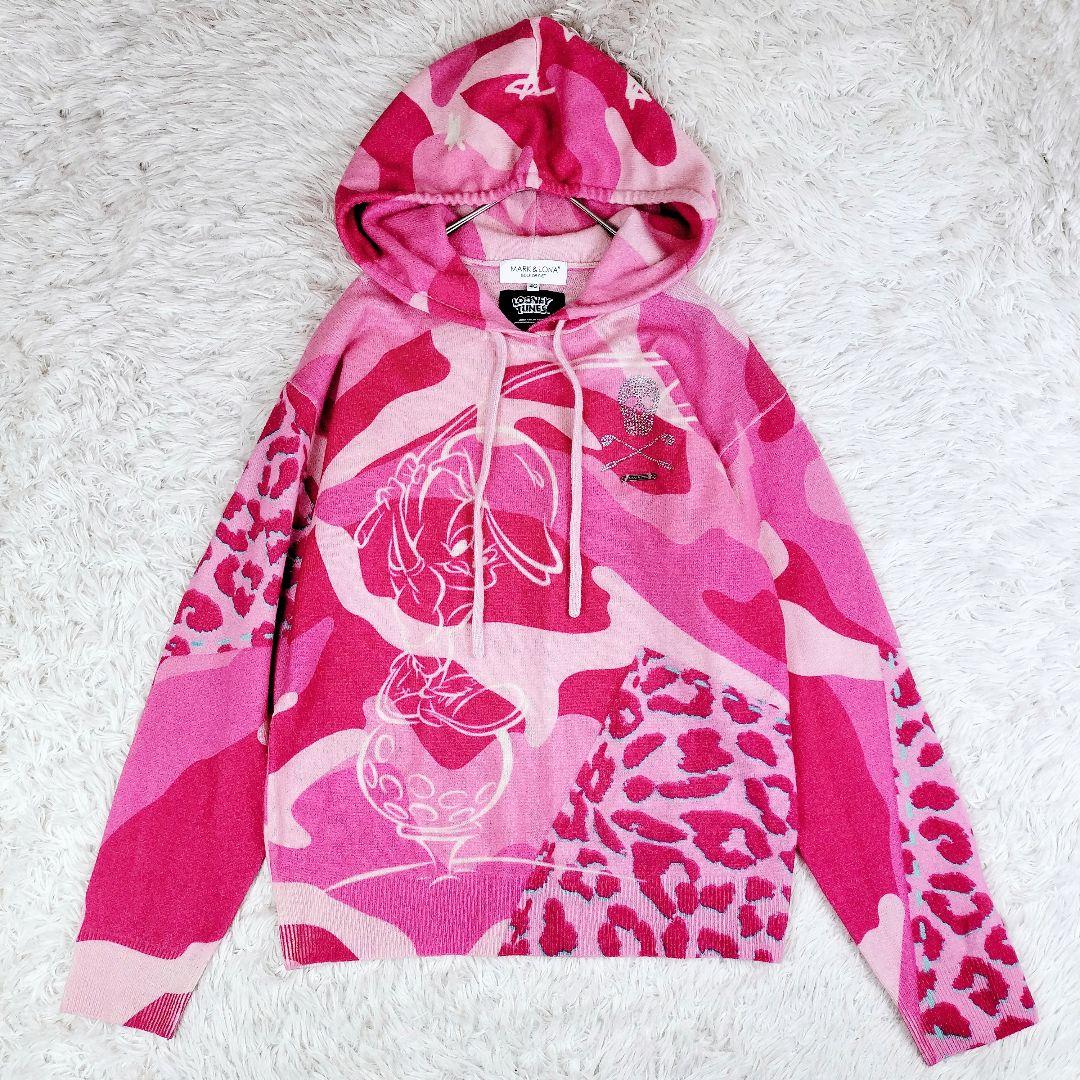 MARK&LONA LOONEY TUNES カシミヤ ニット パーカー L