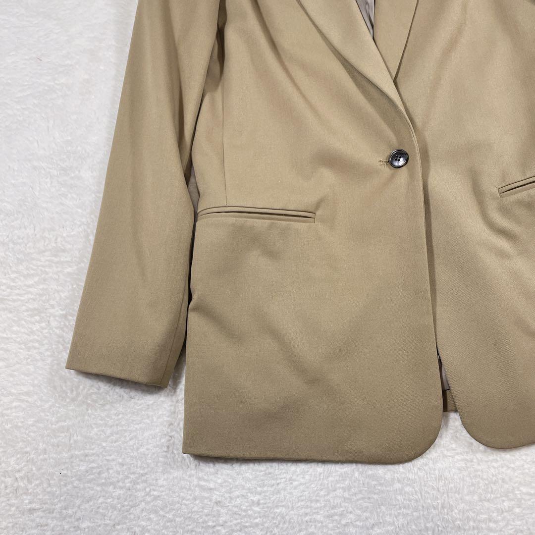 新品未使用タグ付き　ラウンジドレス　テーラードジャケット　シングル　ベージュ