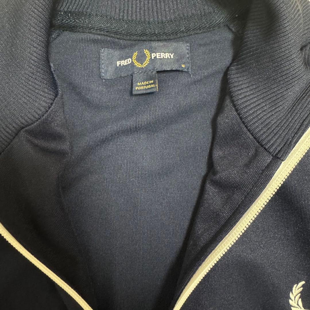 FRED PERRY ネイビー ジップアップジャージ