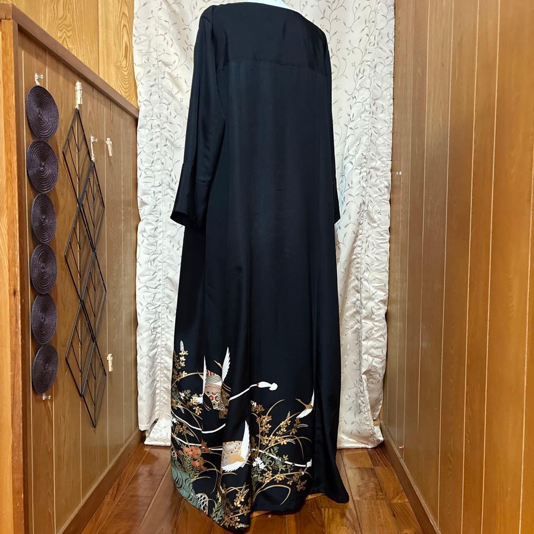 NO 116着物リメイクワンピース　留袖リメイクワンピース