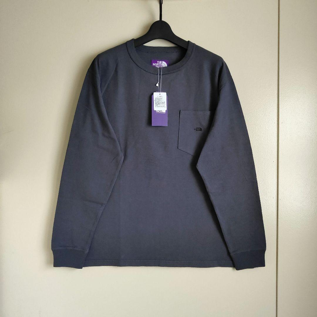 パープルレーベル　ポケットTシャツ　N25FT063　アスファルト　XL　新品①