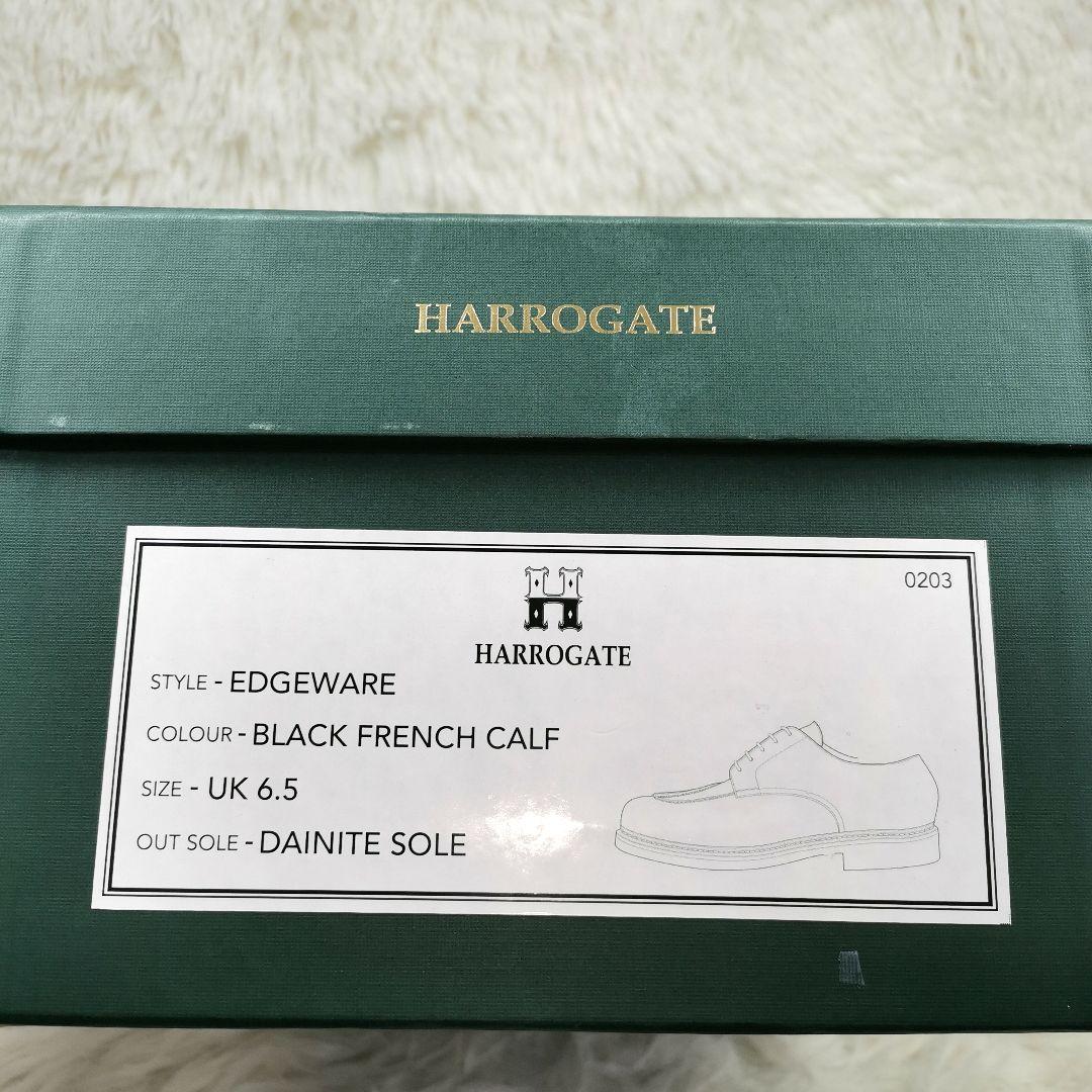 【極美品】HARROGATE　EDGEWARE　 Uチップ　UK6.5　25cm