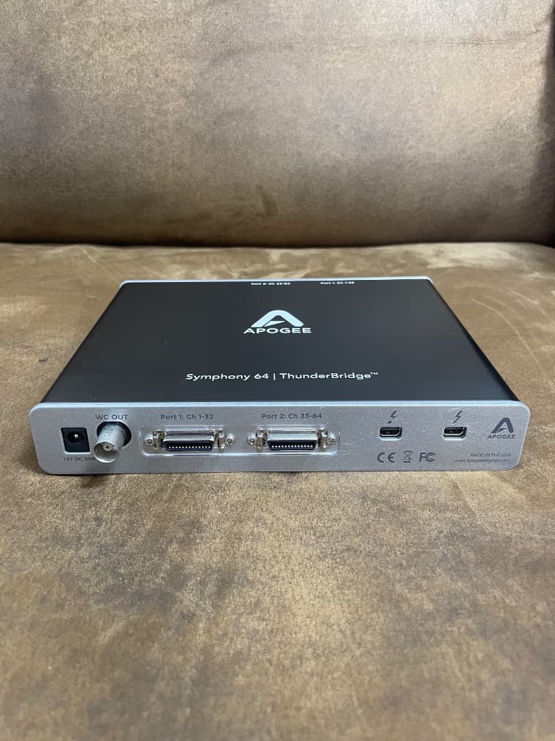 ラ*中様 APOGEE Symphony I/O 2x6 ThunderBrid