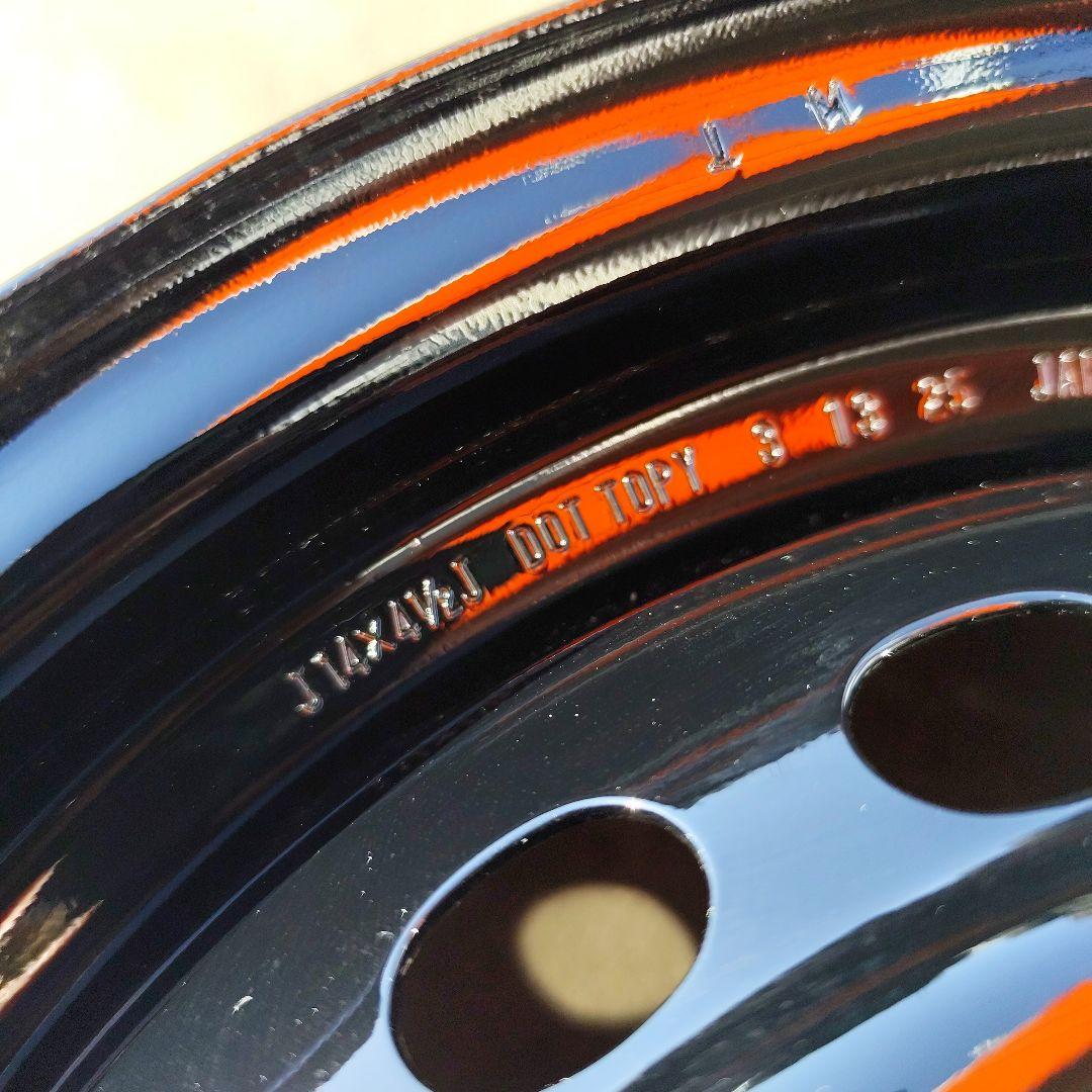 新車外し☆HONDA☆ホンダ☆鉄ホイール☆１４インチ