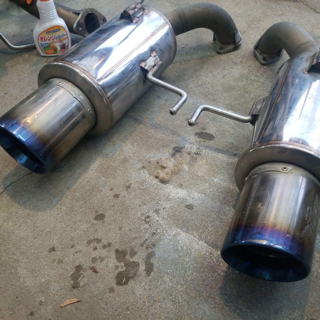 エクシーガ チタンルージュ 社外マフラー ガナドール YA4 YA5