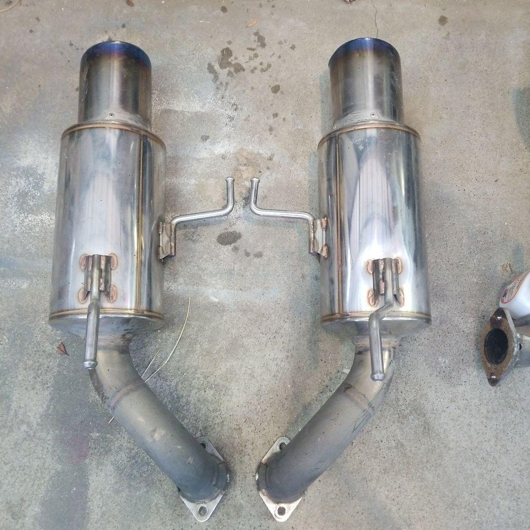 エクシーガ チタンルージュ 社外マフラー ガナドール YA4 YA5