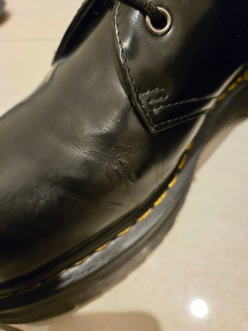 お*た様 Dr. Martens 1461 QUAD 3 ホール シューズ 厚底