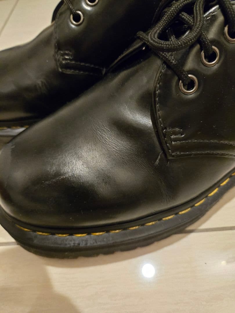 お*た様 Dr. Martens 1461 QUAD 3 ホール シューズ 厚底