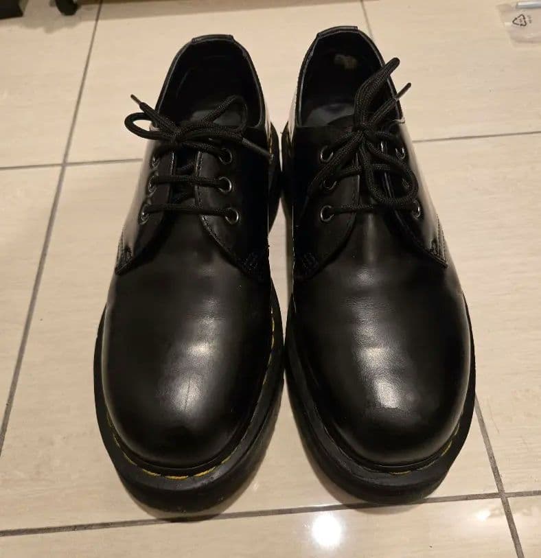 お*た様 Dr. Martens 1461 QUAD 3 ホール シューズ 厚底