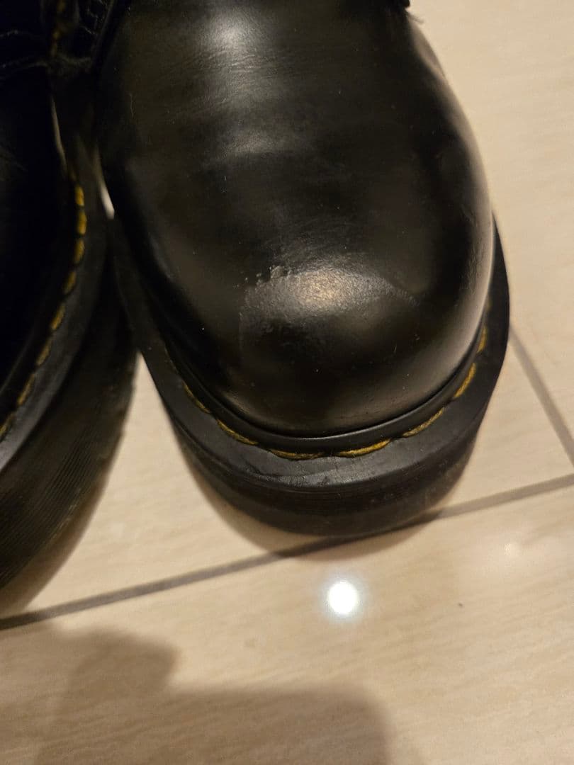 お*た様 Dr. Martens 1461 QUAD 3 ホール シューズ 厚底