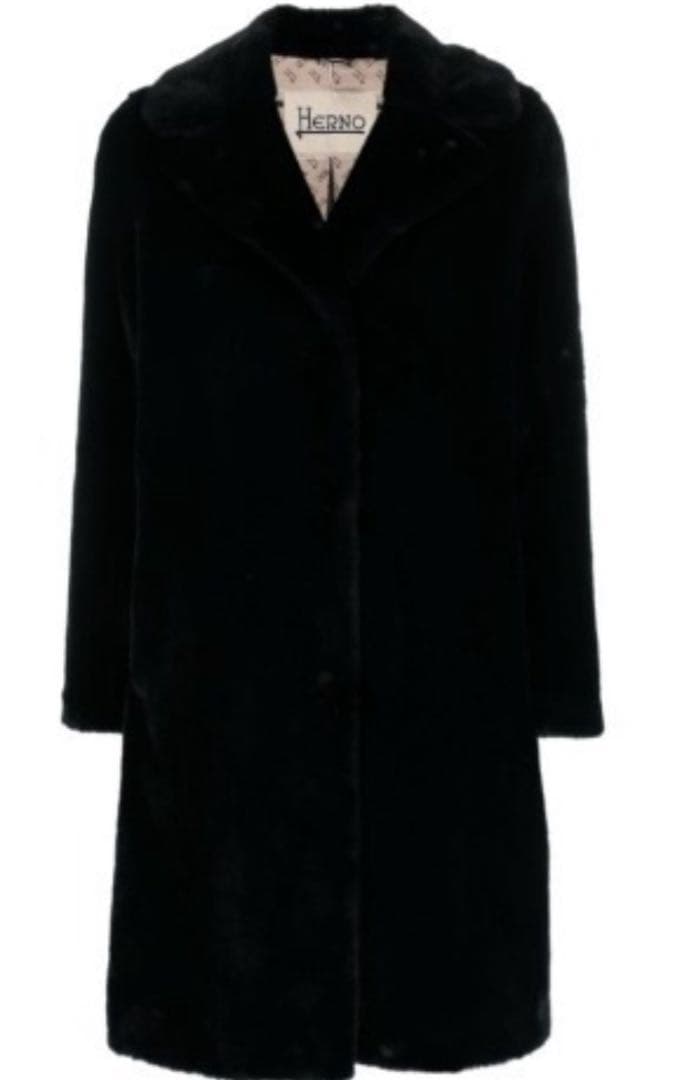 HERNO ヘルノ 2023年-2024年秋冬フェイクファーコート 新品未使用