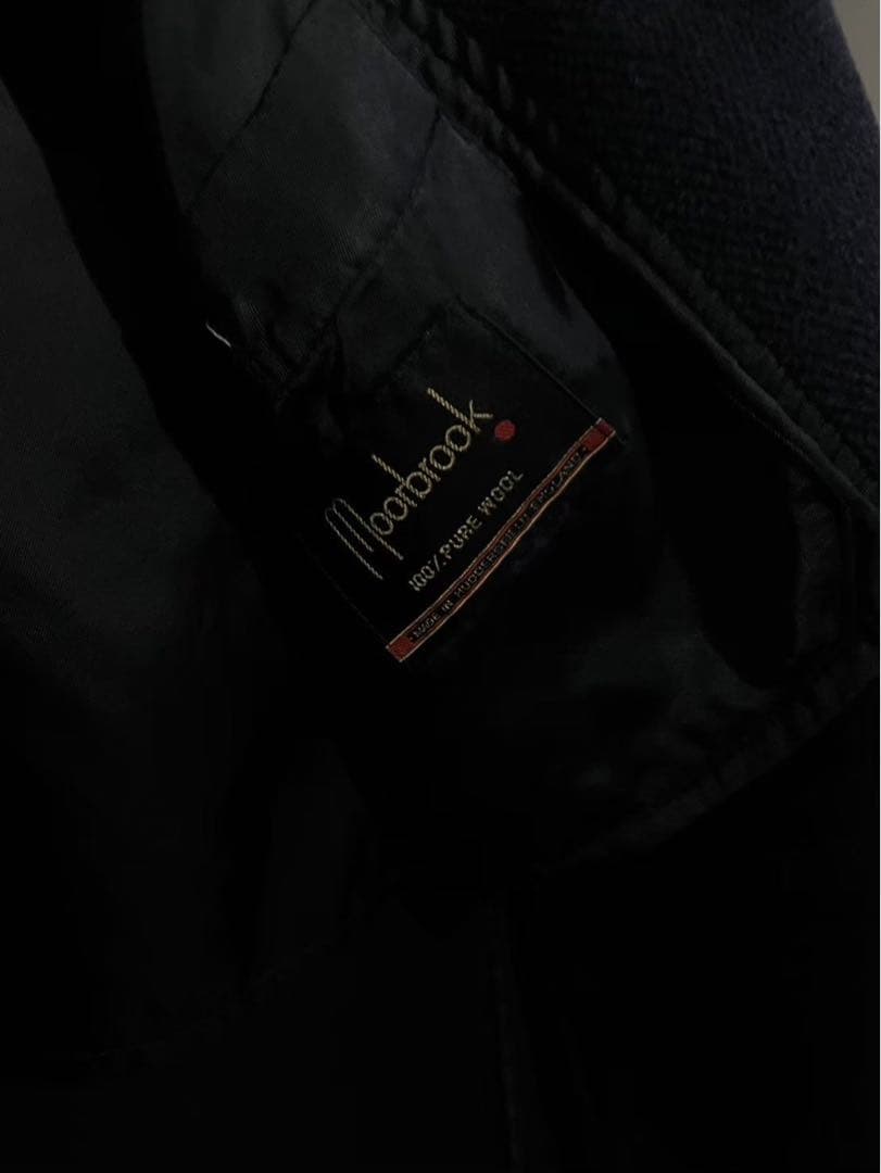 90s ダッフルコート moorbrook ムーアブルック ヘリンボーン 旧タグ