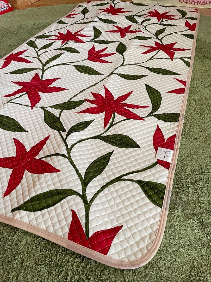 2枚セット【シビラ】ポコポコ敷パッド　100×205 フローレス BE G