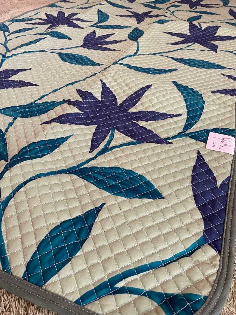 2枚セット【シビラ】ポコポコ敷パッド　100×205 フローレス BE G