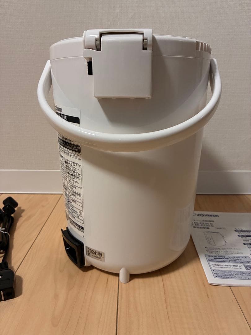 象印 スチーム式加湿器 EE-RT50 ホワイト 2024年購入 取説付 美品