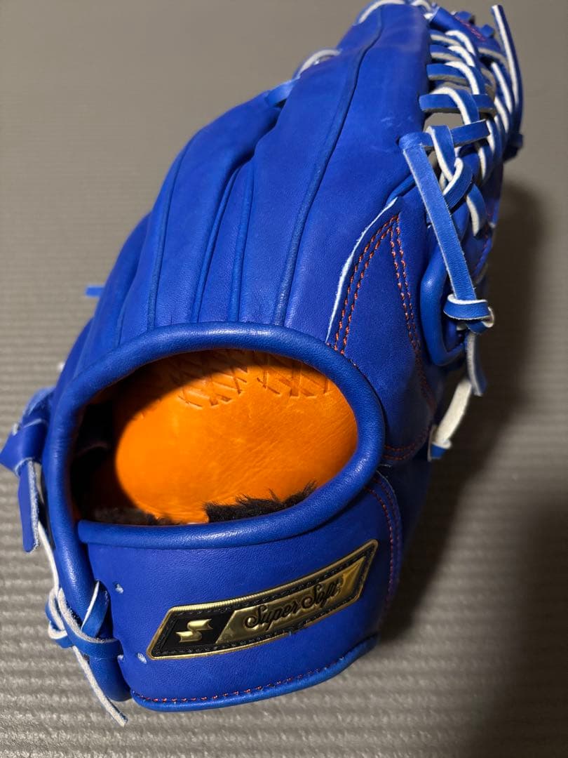 SSK 軟式グローブ　オールラウンド　野球　super soft 一般用　ブルー