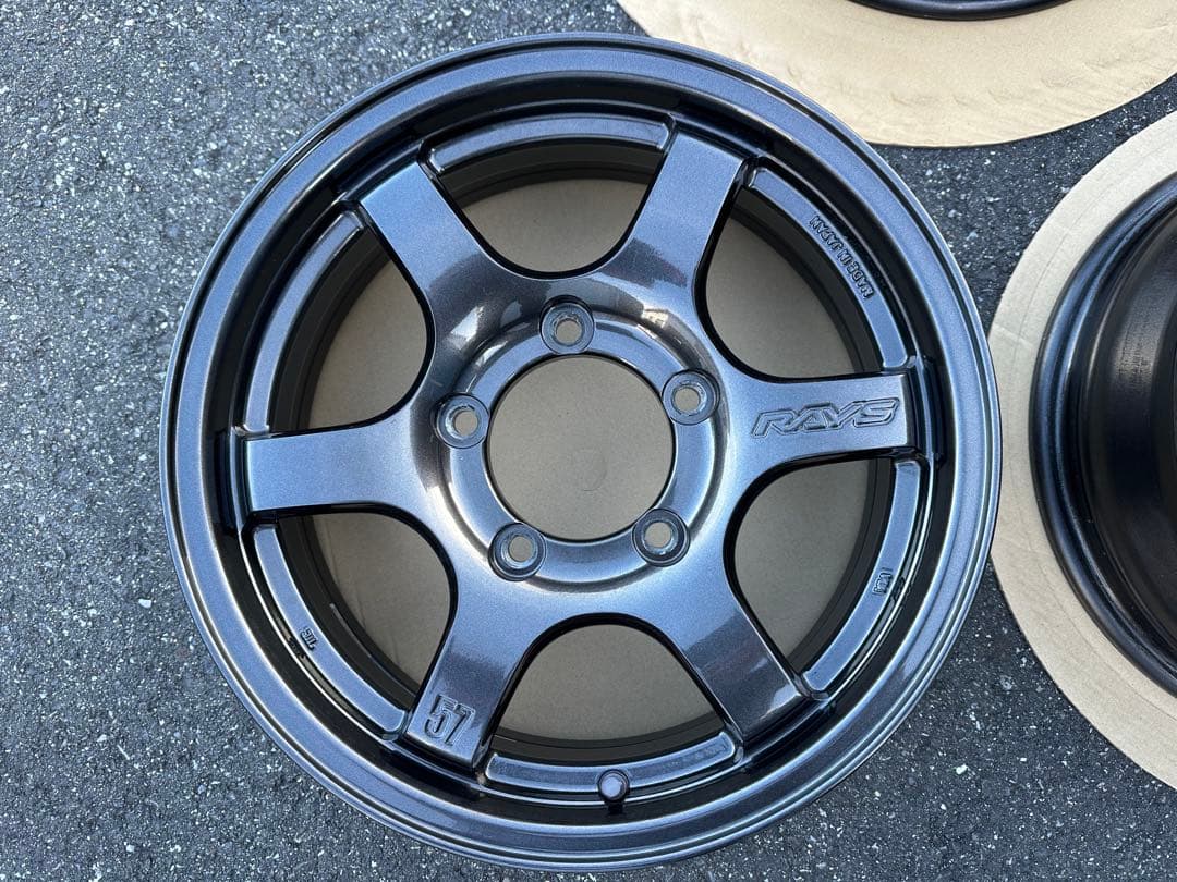 rays 57drx 中古美品 5本 jb23 jb64 ジムニー