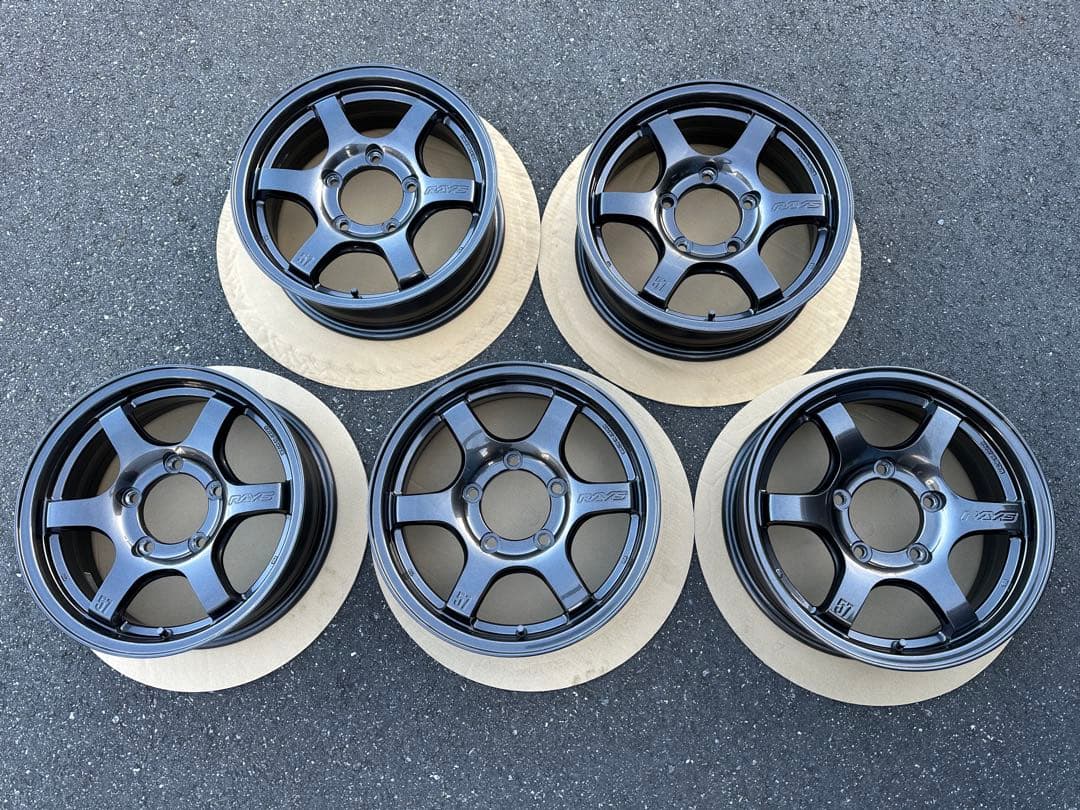 rays 57drx 中古美品 5本 jb23 jb64 ジムニー