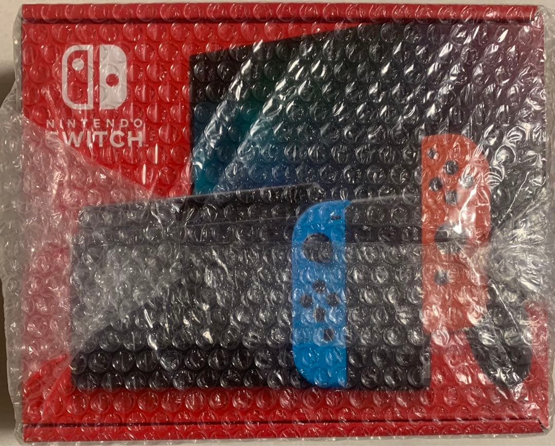 未開封 Nintendo Switch 青と赤のジョイコン