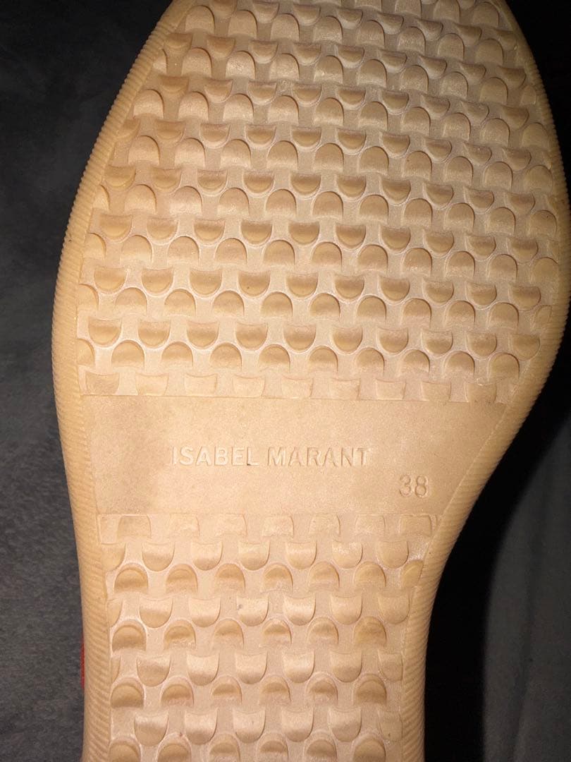 完売品 ISABEL MARANT 38 サイズBekett レッドスニーカー