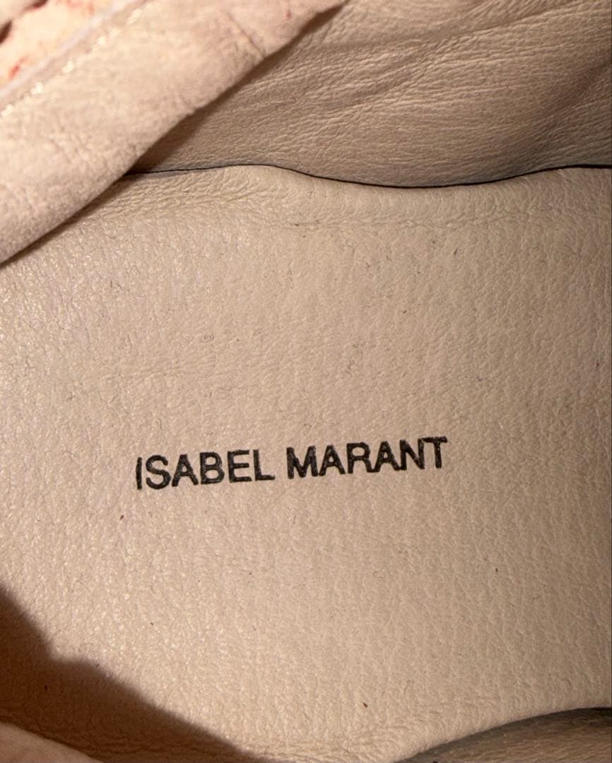完売品 ISABEL MARANT 38 サイズBekett レッドスニーカー