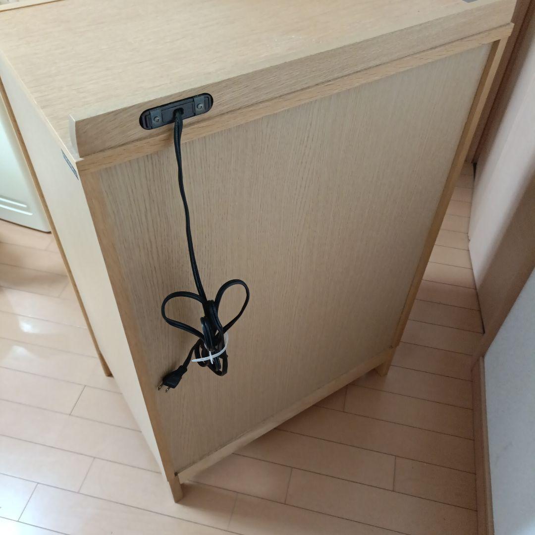 カリモク 小型キャビネットfor FAX プリンター 電話 ベッドサイド