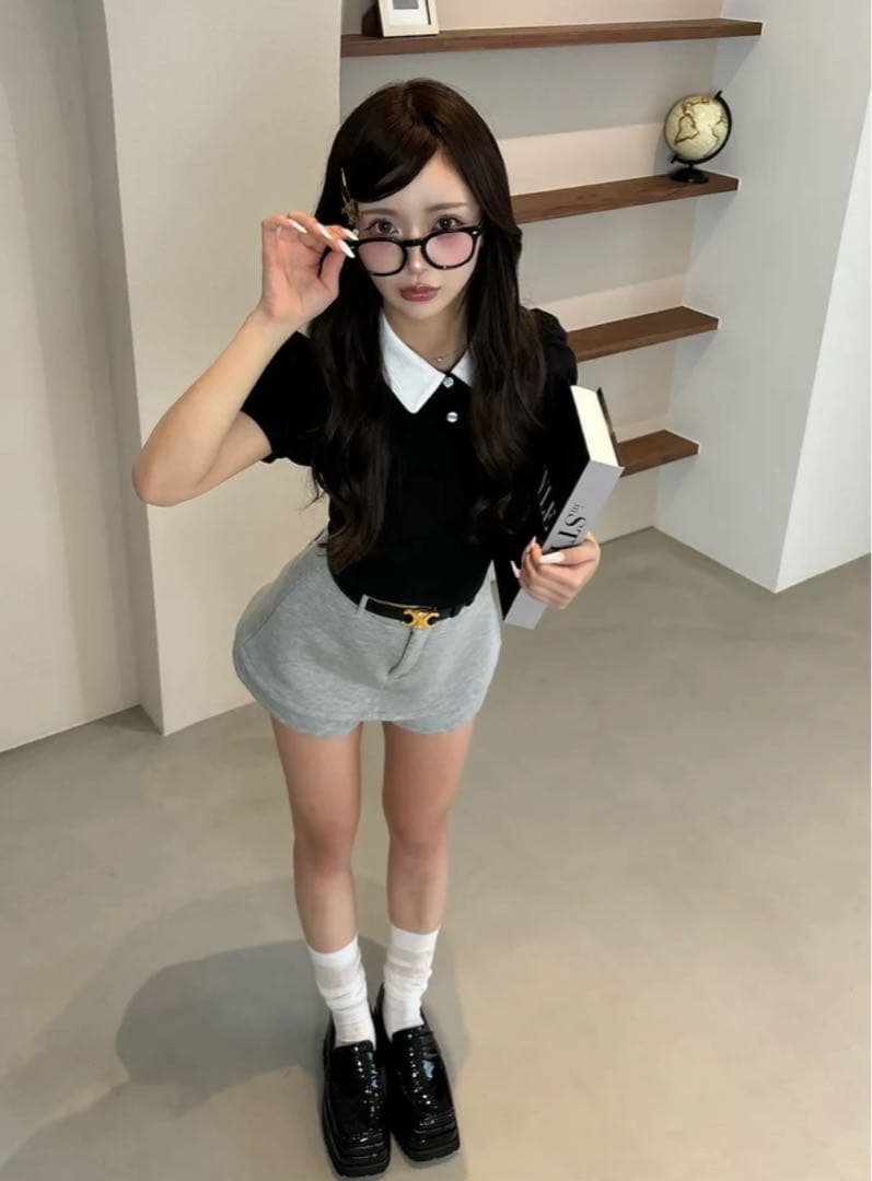 Darich シルエットカットスカートライクショートパンツ Mサイズ