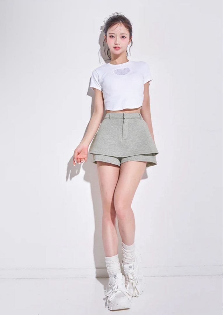 Darich シルエットカットスカートライクショートパンツ Mサイズ