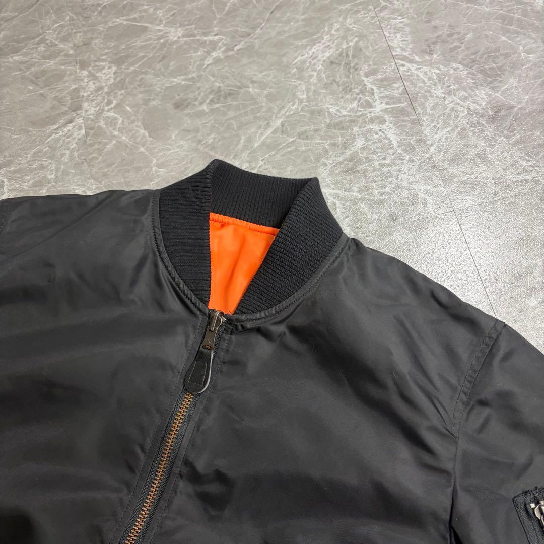 AVIREX アヴィレックス　ma-1 フライトジャケット　ブラック　短丈