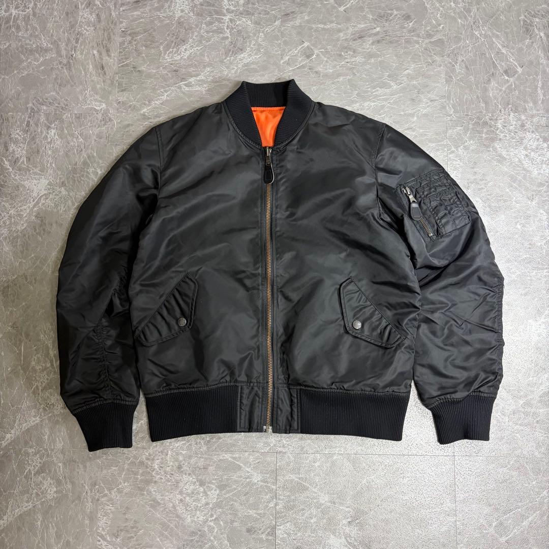 AVIREX アヴィレックス　ma-1 フライトジャケット　ブラック　短丈