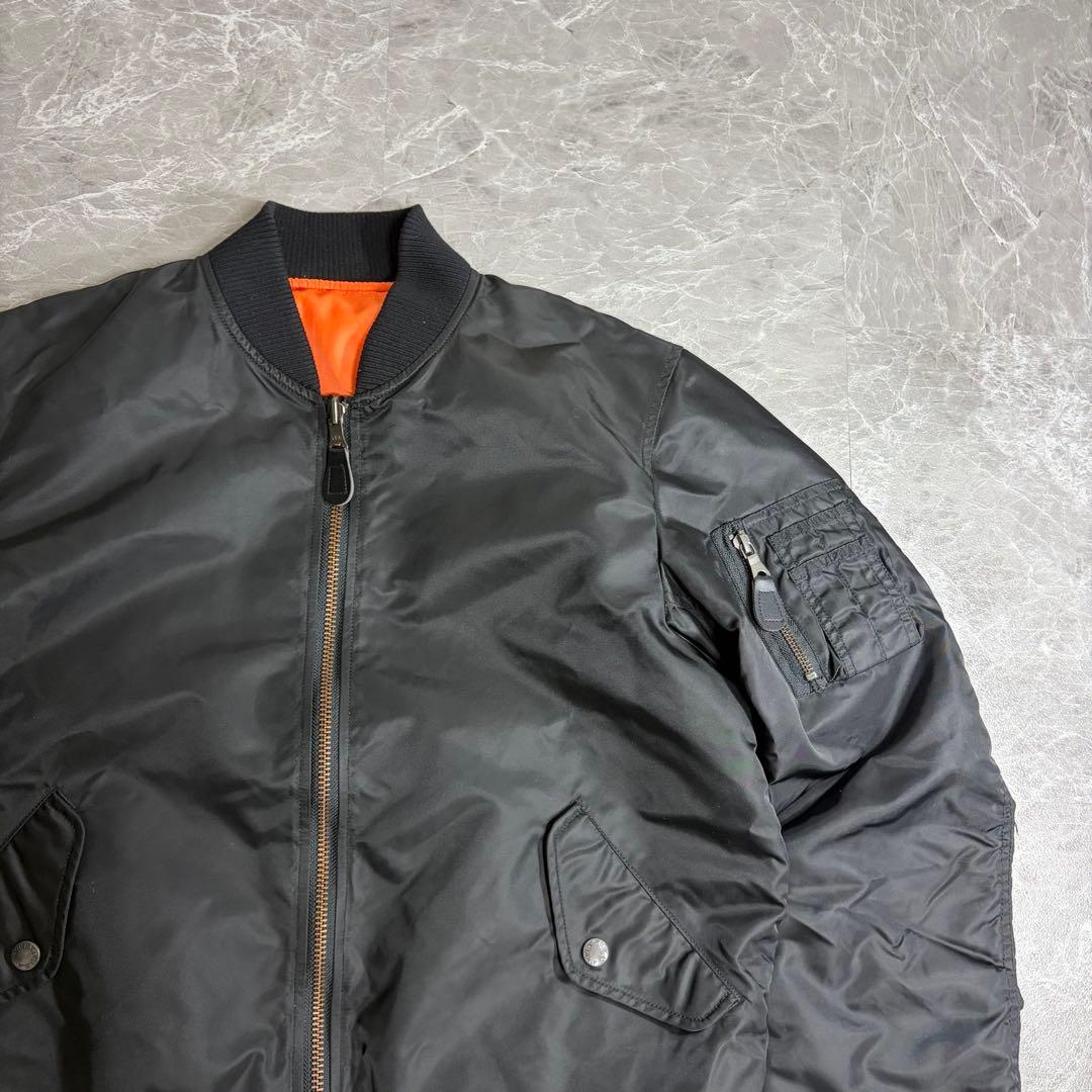 AVIREX アヴィレックス　ma-1 フライトジャケット　ブラック　短丈