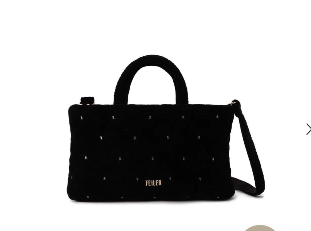 フェイラー　ユニ　ミニショルダー　黒