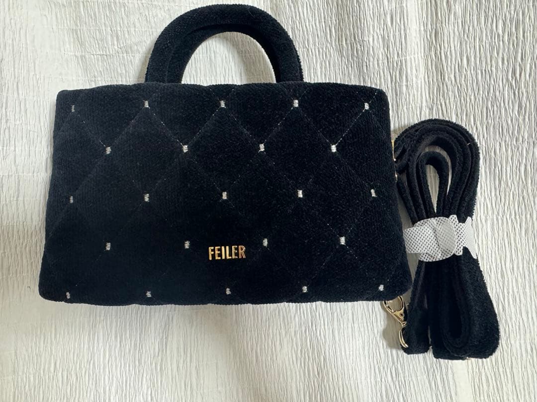 フェイラー　ユニ　ミニショルダー　黒